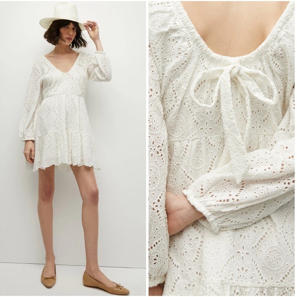 CURRENT SEASON Veronica Beard Calibra eyelet dress NWT